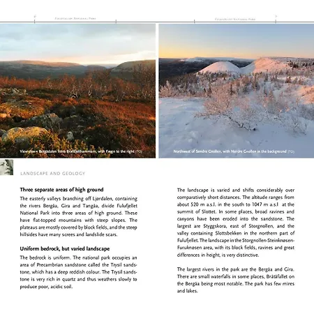 12 - Fulufjellets National Parks - Is The Place Where Norway And Sweden Meet In A Large Protected Area For Animals And Nature Ljørdal